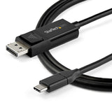 StarTech.com CDP2DP142MBD videokabel adapter 2 m USB Type-C DisplayPort Sort