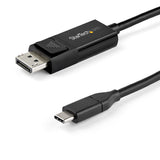 StarTech.com CDP2DP142MBD videokabel adapter 2 m USB Type-C DisplayPort Sort