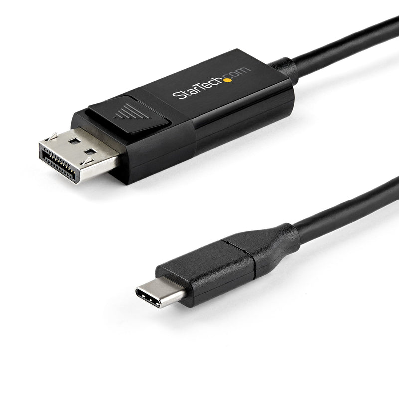 StarTech.com CDP2DP142MBD videokabel adapter 2 m USB Type-C DisplayPort Sort