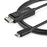 StarTech.com CDP2DP1MBD videokabel adapter 1 m DisplayPort USB Type-C Sort