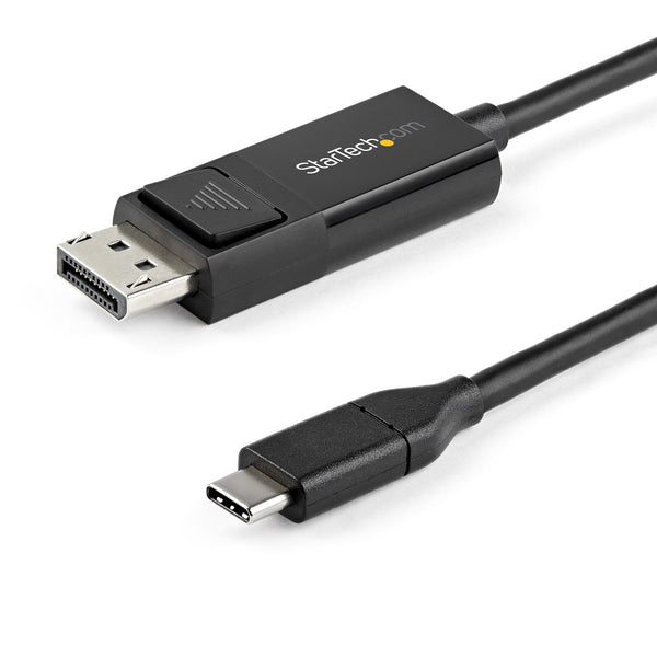 StarTech.com CDP2DP2MBD videokabel adapter 2 m USB Type-C DisplayPort Sort