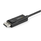 StarTech.com CDP2DP2MBD videokabel adapter 2 m USB Type-C DisplayPort Sort
