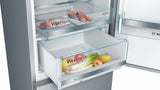 Bosch Serie 6 KGE39AICA køle-/fryseskab Fritstående 343 L Rustfrit stål