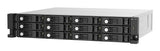QNAP TL-R1220Sep-RP HDD/SSD kabinet Sort, Grå 2.5/3.5"