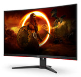 AOC G2 C32G2ZE/BK computerskærm 80 cm (31.5") 1920 x 1080 pixel Fuld HD LED Sort, Rød