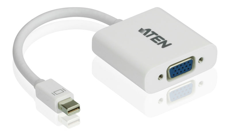 ATEN VC920-AT videokabel adapter Mini DisplayPort VGA (D-Sub) Hvid