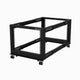 StarTech.com 4POSTRACK8U stativ 8U Fritstående reol Sort