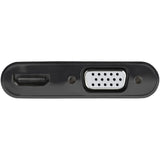 StarTech.com DP2VGAHD20 videokabel adapter DisplayPort HDMI + VGA (D-Sub) Sort