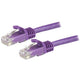 StarTech.com N6PATC150CMPL netværkskabel Lilla 1,5 m Cat6 U/UTP (UTP)