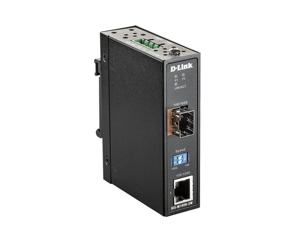 D-Link DIS-M100G-SW netværksomformer til medie 4000 Mbit/s Multitilstand, Enkeltilstand Sort