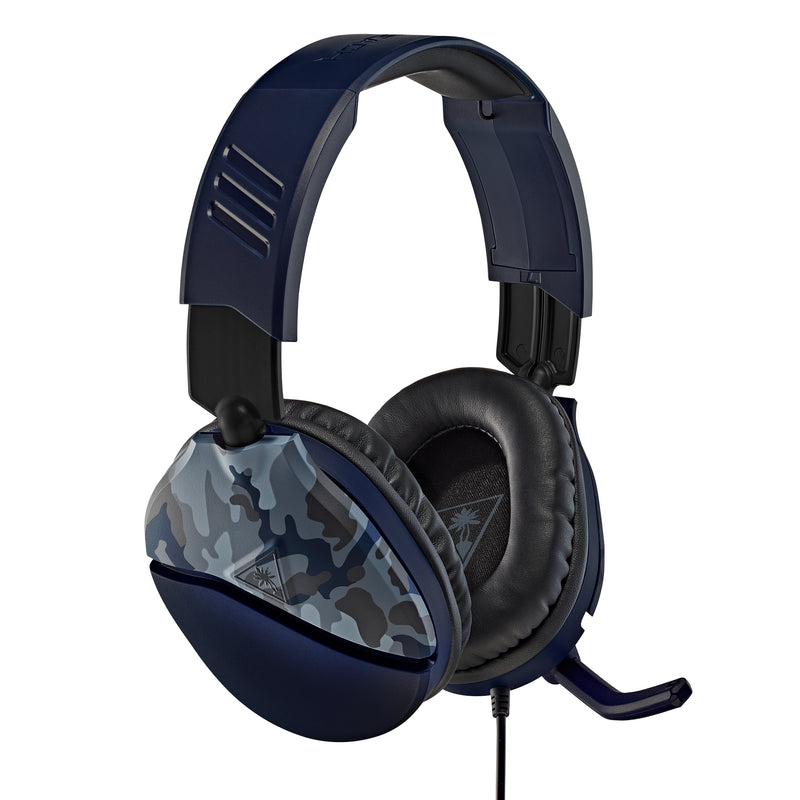 Turtle Beach Recon 70 Headset Ledningsført Spil Sort, Blå, Camouflage