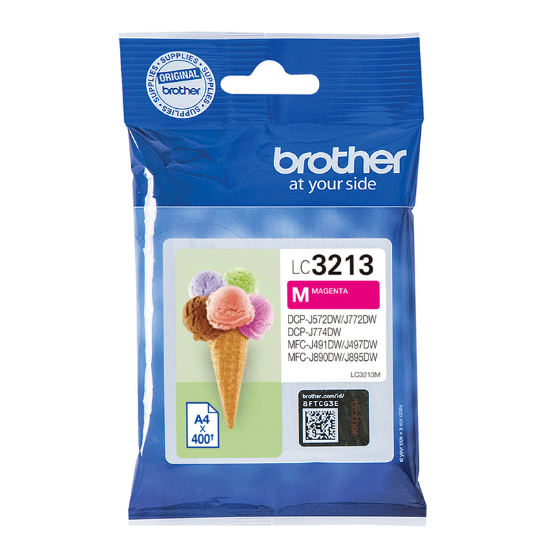 Brother LC3213M blækpatron 1 stk Original Højt (XL) udbytte Magenta