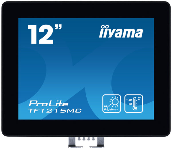 iiyama TF1215MC-B1 computerskærm 30,7 cm (12.1") 1024 x 768 pixel LCD Berøringsskærm Sort