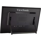 Viewsonic TD1630-3 computerskærm 39,6 cm (15.6") 1366 x 768 pixel HD LCD Berøringsskærm Multibruger Sort