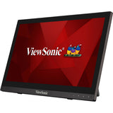 Viewsonic TD1630-3 computerskærm 39,6 cm (15.6") 1366 x 768 pixel HD LCD Berøringsskærm Multibruger Sort