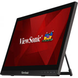 Viewsonic TD1630-3 computerskærm 39,6 cm (15.6") 1366 x 768 pixel HD LCD Berøringsskærm Multibruger Sort
