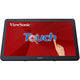 Viewsonic TD2430 computerskærm 59,9 cm (23.6") 1920 x 1080 pixel Fuld HD LCD Berøringsskærm Multibruger Sort