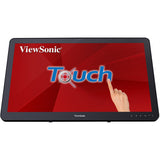 Viewsonic TD2430 computerskærm 59,9 cm (23.6") 1920 x 1080 pixel Fuld HD LCD Berøringsskærm Multibruger Sort