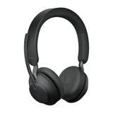 Jabra Evolve2 65 Headset Trådløs Kontor/Callcenter USB Type-A Bluetooth Opladningsstativ Sort