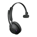 Jabra Evolve2 65 Headset Trådløs Kontor/Callcenter USB Type-A Bluetooth Opladningsstativ Sort