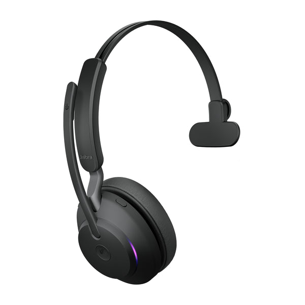 Jabra Evolve2 65 Headset Trådløs Kontor/Callcenter USB Type-A Bluetooth Sort