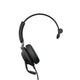 Jabra Evolve2 40 Headset Ledningsført Kontor/Callcenter USB Type-A Bluetooth Sort