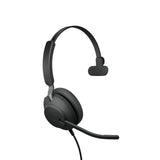 Jabra Evolve2 40 Headset Ledningsført Kontor/Callcenter USB Type-A Bluetooth Sort