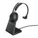 Jabra Evolve2 65 Headset Trådløs Kontor/Callcenter USB Type-A Bluetooth Opladningsstativ Sort