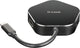 D-Link DUB-M420 dockingstation Ledningsført Thunderbolt 3 Aluminium, Sort