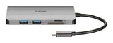 D-Link DUB-M810 dockingstation Ledningsført USB 3.2 Gen 1 (3.1 Gen 1) Type-C Aluminium
