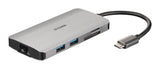 D-Link DUB-M810 dockingstation Ledningsført USB 3.2 Gen 1 (3.1 Gen 1) Type-C Aluminium