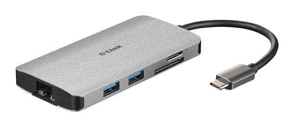 D-Link DUB-M810 dockingstation Ledningsført USB 3.2 Gen 1 (3.1 Gen 1) Type-C Aluminium