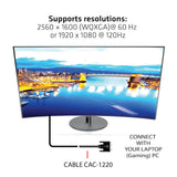 CLUB3D DVI-D DUAL LINK (24+1) CABLE BI DIRECTIONAL M/M 3m 9.8 ft 28AWG DVI kabel Sort