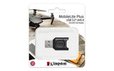 Kingston Technology MobileLite Plus kortlæser USB 3.2 Gen 1 (3.1 Gen 1) Type-A Sort