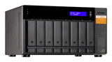 QNAP TL-D800S drevkabinet HDD/SSD kabinet Sort, Grå 2.5/3.5"