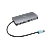 i-tec Metal C31NANODOCKVGAPD dockingstation Ledningsført USB 3.2 Gen 1 (3.1 Gen 1) Type-C Sølv