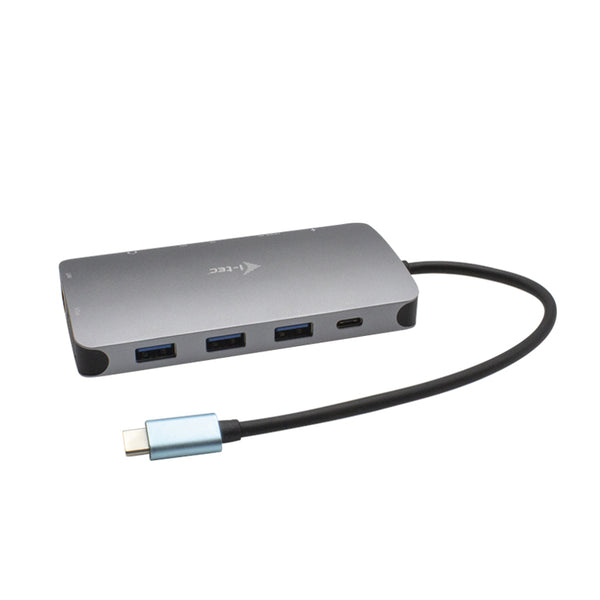 i-tec Metal C31NANODOCKVGAPD dockingstation Ledningsført USB 3.2 Gen 1 (3.1 Gen 1) Type-C Sølv