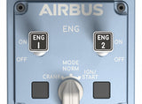 Thrustmaster TCA Quadrant Airbus Edition Sort, Blå Flysimulator PC