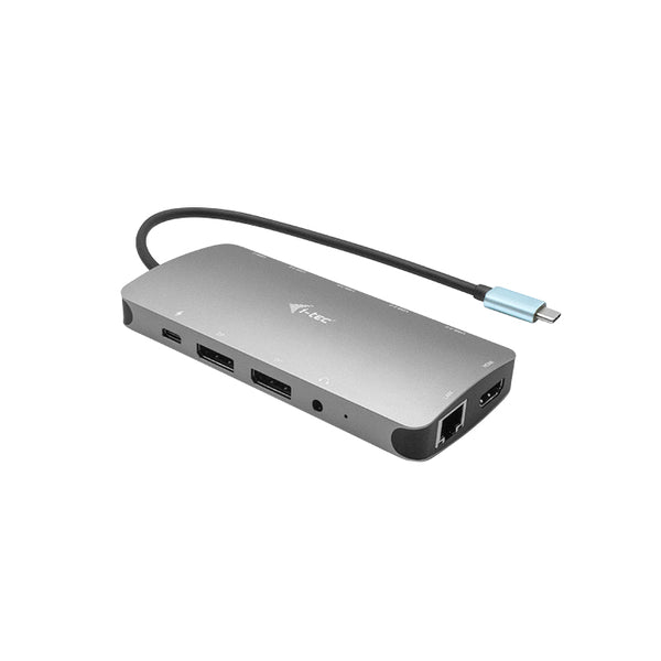 i-tec Metal C31NANODOCKPROPD dockingstation Ledningsført USB 3.2 Gen 1 (3.1 Gen 1) Type-C Sølv
