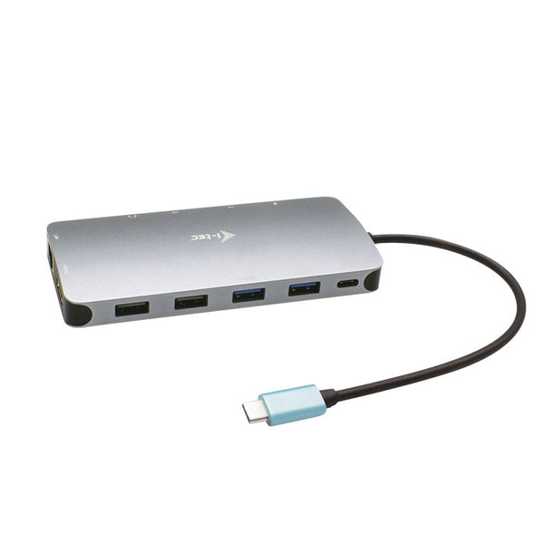i-tec Metal C31NANODOCKPROPD dockingstation Ledningsført USB 3.2 Gen 1 (3.1 Gen 1) Type-C Sølv