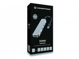 Conceptronic DONN02G dockingstation USB 3.2 Gen 1 (3.1 Gen 1) Type-C Aluminium