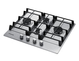 Samsung NA64H3010BS Rustfrit stål Indbygget 56 cm Gaskomfur 4 zone(s)