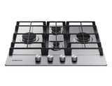 Samsung NA64H3010BS Rustfrit stål Indbygget 56 cm Gaskomfur 4 zone(s)