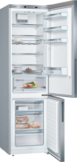 Bosch Serie 6 KGE39AICA køle-/fryseskab Fritstående 343 L Rustfrit stål