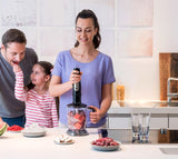 Braun MultiQuick 7 MQ 7045X 1,25 L Nedsænkning blender 1000 W Sort, Rustfrit stål
