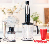 Braun MultiQuick 7 MQ 7045X 1,25 L Nedsænkning blender 1000 W Sort, Rustfrit stål