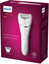 Philips 8000 series BRE710/00 hårfjerner Hvid