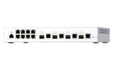 QNAP QSW-M408-4C netværksswitch Administreret L2 Gigabit Ethernet (10/100/1000) Hvid