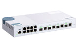 QNAP QSW-M408-4C netværksswitch Administreret L2 Gigabit Ethernet (10/100/1000) Hvid