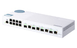 QNAP QSW-M408-4C netværksswitch Administreret L2 Gigabit Ethernet (10/100/1000) Hvid